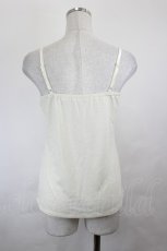 画像3: axes femme / 刺繍レースキャミ  アイボリー I-26-06-25-038-AX-TO-SA-ZI (3)