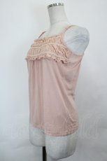 画像2: axes femme / ストーンレースキャミソール  ピンク I-26-06-25-045-AX-TO-SA-ZI (2)