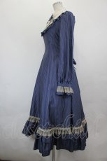 画像3: Victorian maiden / レジメンタルクラシカルドールロングドレス  ネイビー I-26-06-25-054-CL-OP-SA-ZI (3)