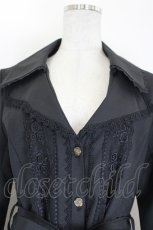 画像3: axes femme / 縦ローズレース薄手コート  黒 I-26-06-25-079-AX-CO-SA-ZI (3)