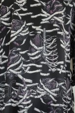 画像3: Drug Honey / 包帯総柄着物袖カーディガン  黒 I-26-06-25-081-PU-TO-SA-ZI (3)