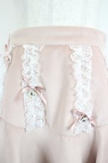 画像3: Secret Honey / リボンハートモチーフ縦レーススカート  ピンクＸ白 I-26-06-25-086-CA-SK-SA-ZI (3)