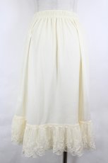 画像2: axes femme / レース重ねペチスカート M 生成り I-26-06-25-087-AX-SK-SA-ZI (2)