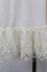 画像3: axes femme / レース重ねペチスカート M 生成り I-26-06-25-087-AX-SK-SA-ZI (3)