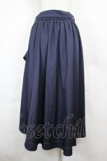 画像2: axes femme / ラッフルフリルスカート M 紺 I-26-06-25-100-AX-SK-SA-ZI (2)