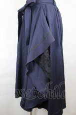 画像3: axes femme / ラッフルフリルスカート M 紺 I-26-06-25-100-AX-SK-SA-ZI (3)