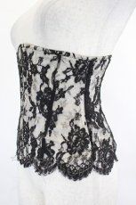 画像3: EXCENTRIQUE / French River Lace Corset  アイボリーＸ黒 I-26-06-25-106-EL-ZA-SA-ZI (3)