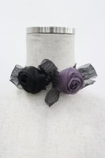 画像1: devil inspired / Roses Design Lace Choker   I-26-06-25-108-LO-AC-TE-ZI (1)