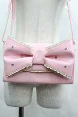 画像2: Angelic Pretty / 宝石リボンショルダーバッグ  ピンク I-26-06-25-111-AP-BG-TE-ZI (2)