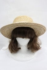 画像2: axes femme / チュールレースカンカン帽  アイボリーＸ白 I-26-06-25-115-AX-TO-SA-ZI (2)