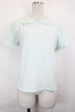 画像1: Nile Perch / マリンワッペン半袖カットソー  ミント I-26-06-25-011-LO-TO-SA-ZI (1)