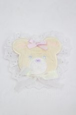 画像1: Nile Perch / ワッペン バレッタ&ブローチ   イエローＸ白 I-26-06-25-128-LO-AC-SA-ZI (1)