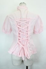 画像2: metamorphose / ピンタックヨークブラウス（2011）  ピンク I-26-06-25-002-ME-BL-SA-ZI (2)