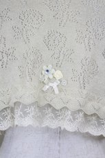 画像3: axes femme / ラメニット薔薇透かしボレロ  アイボリー I-26-06-25-015-AX-TO-SA-ZI (3)