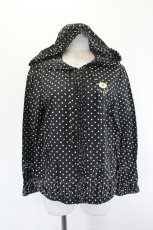 画像1: PINK HOUSE / 雛菊刺繍ドットフードブラウス  黒Ｘ白 I-26-06-27-026-LO-BL-SA-ZI (1)