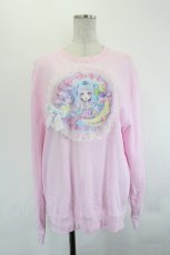 画像1: Nile Perch / 女の子プリントトレーナー  ピンク I-26-06-27-004-LO-TO-TE-ZI (1)