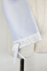 画像4: axes femme POETIQUE / フリルクロップドカットカーディガン  サックス I-26-06-27-007-AX-TO-TE-ZI (4)