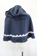 画像2: axes femme kawaii / 童話の小公女ケープ  紺 I-26-06-27-008-AX-JA-TE-ZI (2)