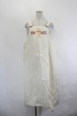 画像1: PINK HOUSE / キューピー刺繍ジャンパースカート  アイボリー I-26-06-27-069-LO-OP-SA-ZI (1)