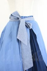 画像5: axes femme / アラジン刺繍ミディスカート  ブルー I-26-06-27-079-AX-SK-TE-ZI (5)