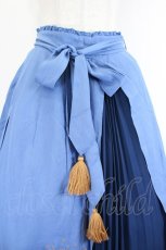 画像8: axes femme / アラジン刺繍ミディスカート  ブルー I-26-06-27-079-AX-SK-TE-ZI (8)