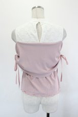 画像2: axes femme POETIQUE / リボンデザイン肩あきプルオーバー  ピンク I-26-06-27-010-AX-TO-TE-ZI (2)
