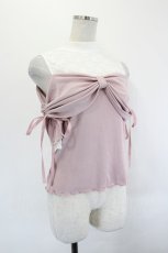 画像3: axes femme POETIQUE / リボンデザイン肩あきプルオーバー  ピンク I-26-06-27-010-AX-TO-TE-ZI (3)