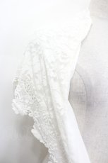 画像2: axes femme kawaii / シャルロットショール  白 I-26-06-27-120-AX-ZA-TE-ZI (2)