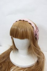 画像1: m petit by misako / TT*AMレースカチューシャ  ピンク I-26-06-27-124-LO-AC-TE-ZI (1)