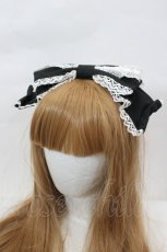 画像1: Angelic Pretty / Prettyくるりんカチューシャ  黒 I-26-06-27-125-AP-AC-TE-ZI (1)