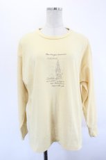 画像1: axes femme / アソート刺繍Tシャツ  イエロー I-26-06-27-014-AX-TS-TE-ZI (1)
