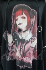 画像4: REFLEM / 椎名ひかりコラボドロップショルダーパーカー  黒 I-26-06-27-019-PU-TO-TE-ZI (4)