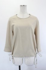 画像1: INGEBORG / 胸元ロゴ刺繍うさぎボタンブラウス S ベージュ I-26-06-27-022-LO-TO-SA-ZI (1)