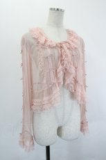 画像3: PINK HOUSE / はしごリボンドットチュールボレロ  ピンク I-26-06-29-022-LO-TO-TE-ZI (3)