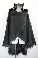 画像1: Princess Chronicles / フード付きマント  黒 I-26-06-29-039-LO-CO-TE-ZI (1)