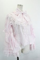 画像3: Plum Tree Design / 姫袖ブラウス M ピンク I-26-06-29-004-LO-OP-SA-ZI (3)