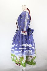 画像2: metamorphose / Dreamy Little Farm ワンピース  ブルー I-26-06-29-048-ME-OP-TE-ZI (2)