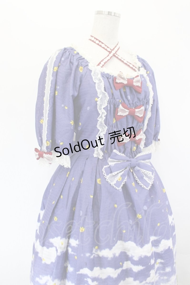 画像4: metamorphose / Dreamy Little Farm ワンピース  ブルー I-26-06-29-048-ME-OP-TE-ZI (4)