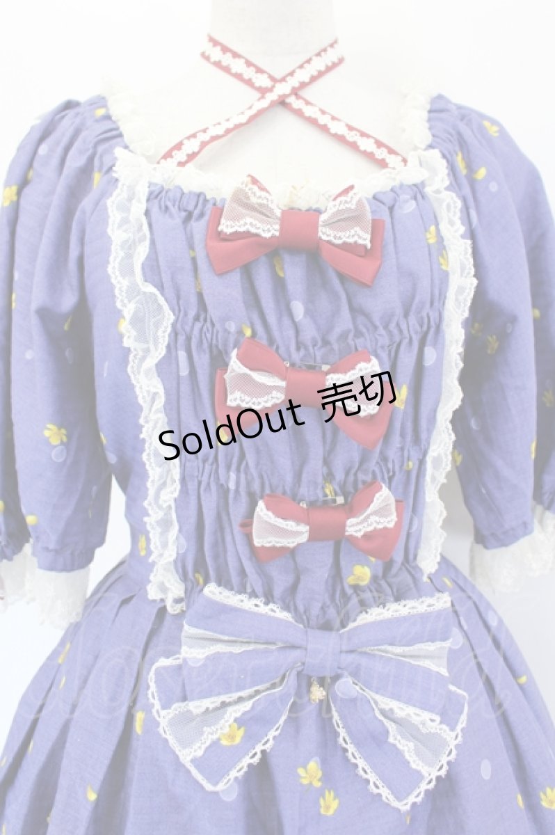 画像5: metamorphose / Dreamy Little Farm ワンピース  ブルー I-26-06-29-048-ME-OP-TE-ZI (5)