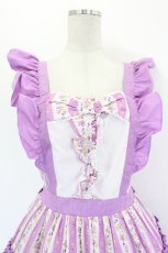 画像5: axes femme kawaii / ハミングフローラジャンスカ M ラベンダーＸ白 I-26-06-29-049-AX-OP-SA-ZI (5)