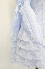 画像4: Plum Tree Design / 姫袖ブラウス M サックス I-26-06-29-005-LO-OP-SA-ZI (4)
