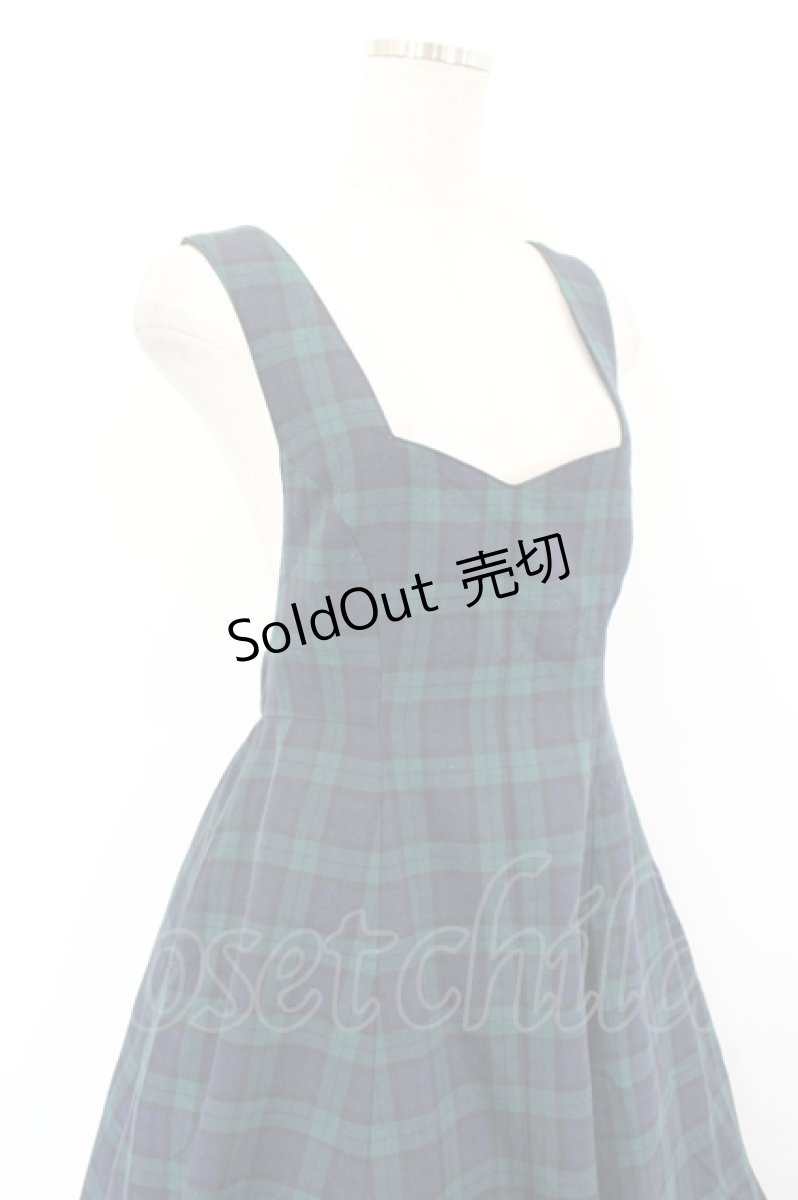 画像4: MILK / Ladyジャンパースカート  Black Watch tartan I-26-06-29-055-ML-OP-TE-ZI (4)