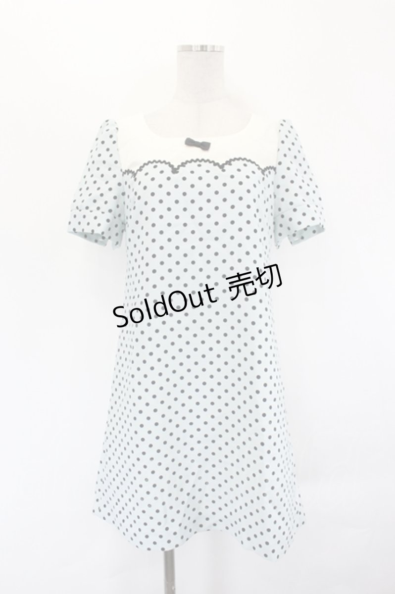 画像1: MILK / Polka dance dress  ミント I-26-06-29-058-ML-OP-TE-ZI (1)