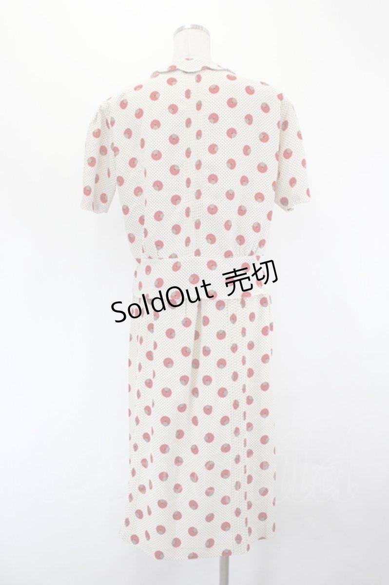 画像3: PINK HOUSE / スカラップ襟ドットセットアップ  アイボリー I-26-06-29-075-LO-TO-TE-ZI (3)