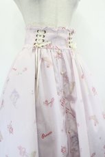 画像4: LIZ LISA / Romantic Shoes柄スカート  ピンク I-26-06-29-084-LO-SK-TE-ZI (4)