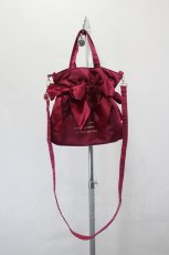画像1: Maison de FLEUR / クリアダブルリボン2Wayトート  ボルドー I-26-06-29-102-LO-BG-SA-ZI (1)