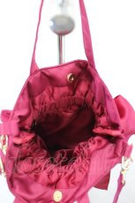 画像3: Maison de FLEUR / クリアダブルリボン2Wayトート  ボルドー I-26-06-29-102-LO-BG-SA-ZI (3)