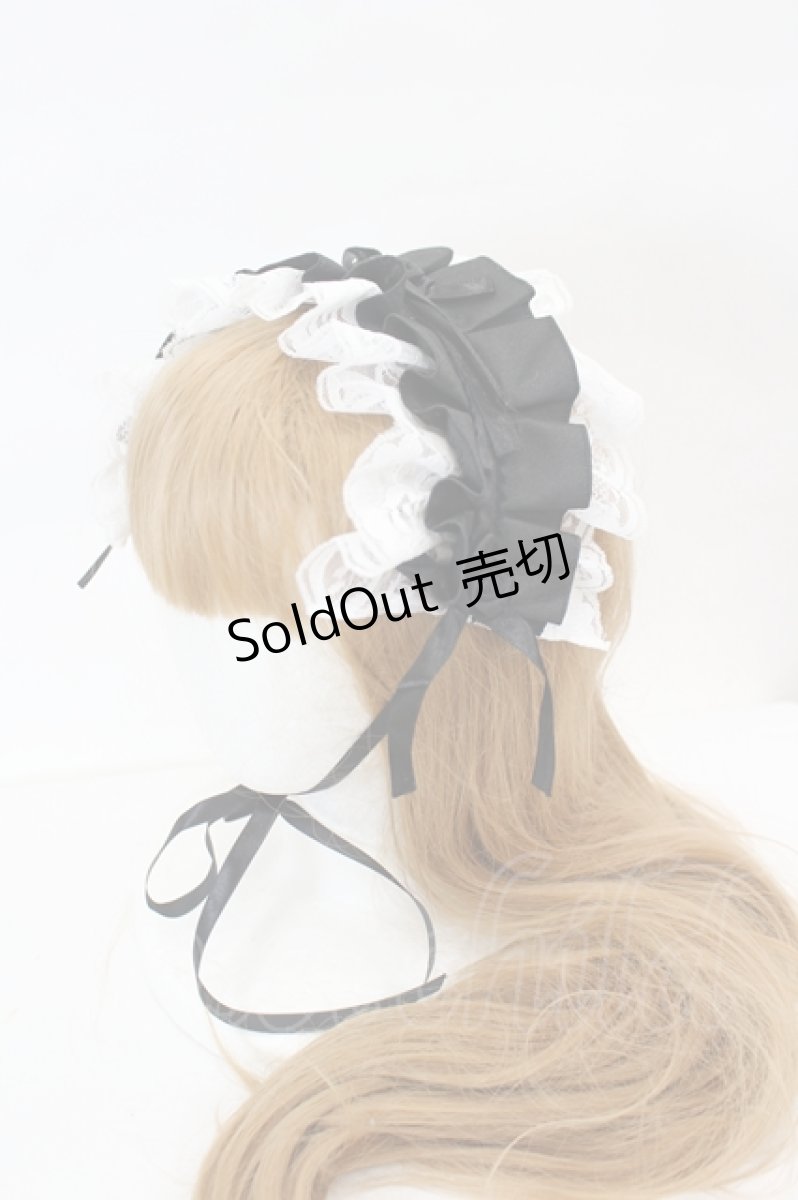 画像1: MARBLE / サテンバラ付きタックプリーツヘッドドレス   I-26-06-29-110-GO-AC-TE-ZI (1)