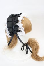 画像2: MARBLE / サテンバラ付きタックプリーツヘッドドレス   I-26-06-29-110-GO-AC-TE-ZI (2)