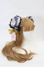画像2: metamorphose / いろどり花てまりおだんごカバーセット  黒 I-26-06-29-119-ME-AC-SA-ZI (2)